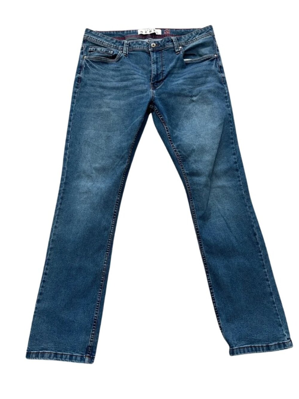 Artful Rebel Men's Jeans Blue Medium Wash - Size 36/32